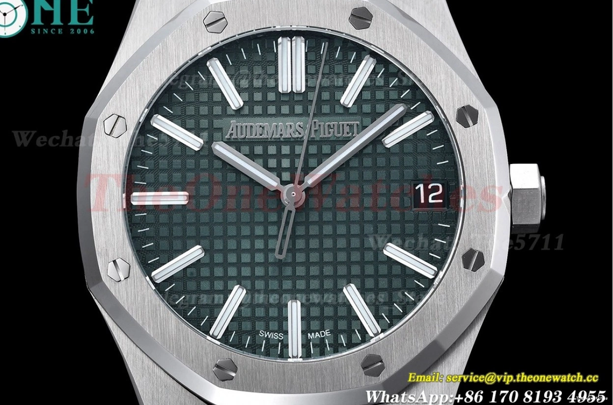 SS A4302 Mod MPF Oak Royal 41mm 15500 SS Green 0519